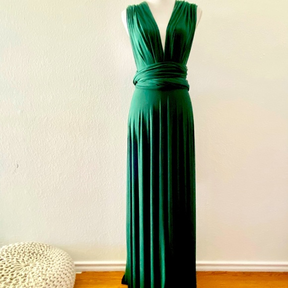 Lulu’s Tricks of The Trade Green Maxi Dress - Picture 2 of 16